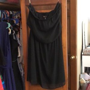 Strapless black Express dress XS